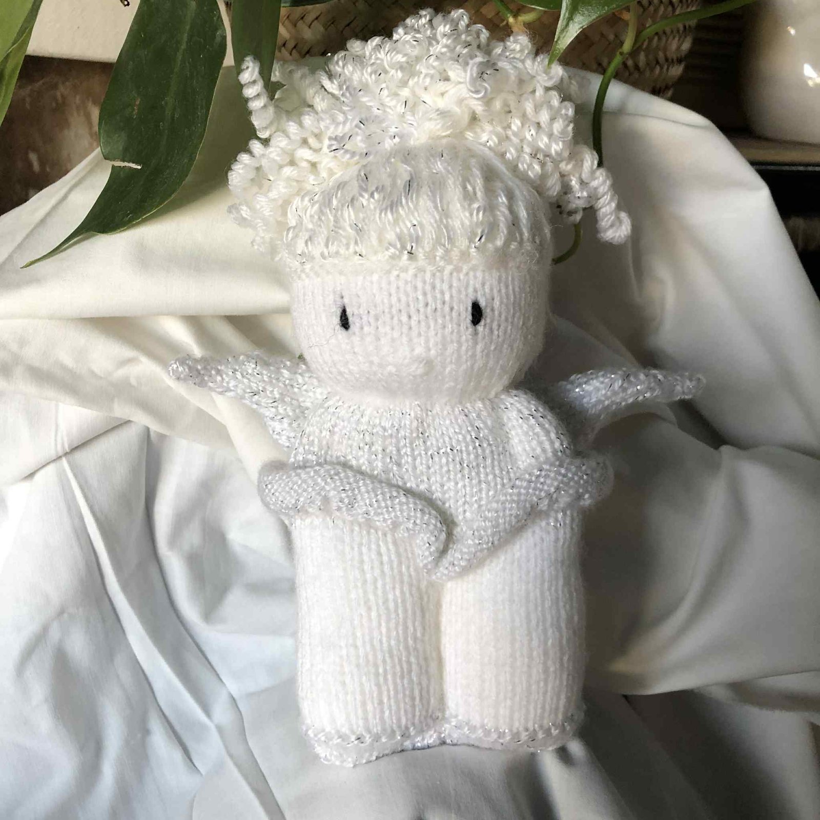 Knitling- pocket knitling Angel baby